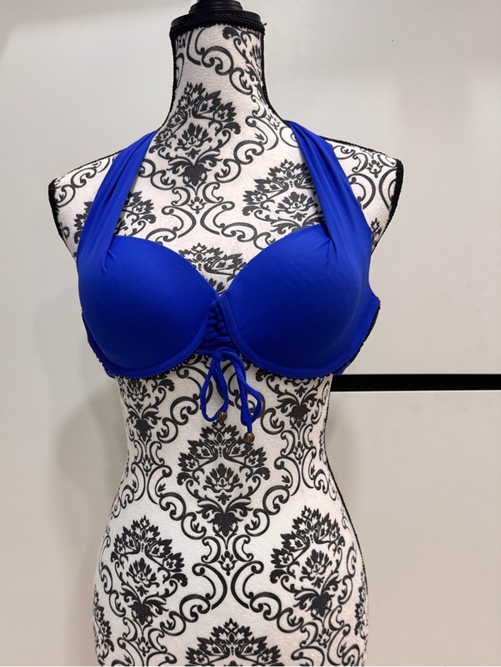Women’s Blue Halter Swim Top size 32DD/34DD